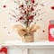 Glitzhome® 18" Valentine's Berry Heart Table Tree